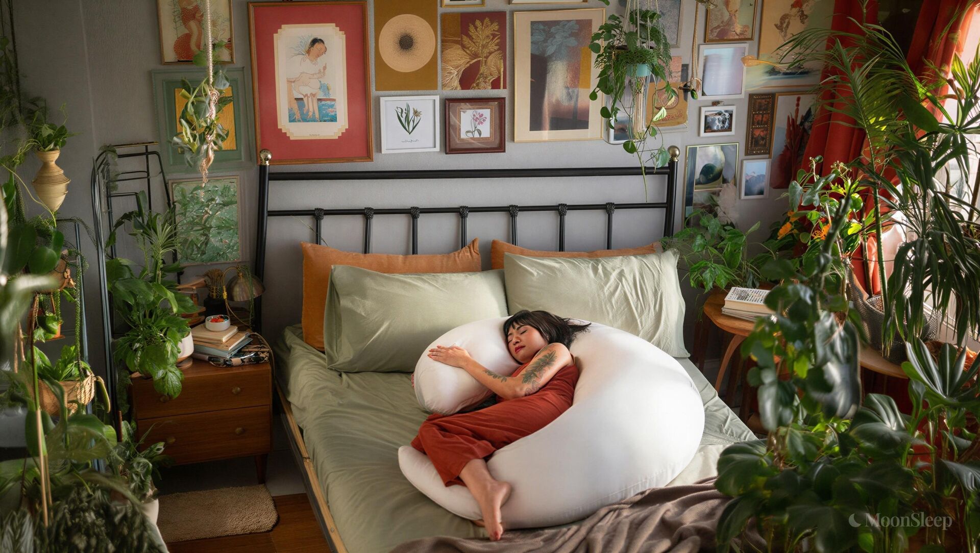 MoonSpoon™ Crescent Body Pillow Lifestyle